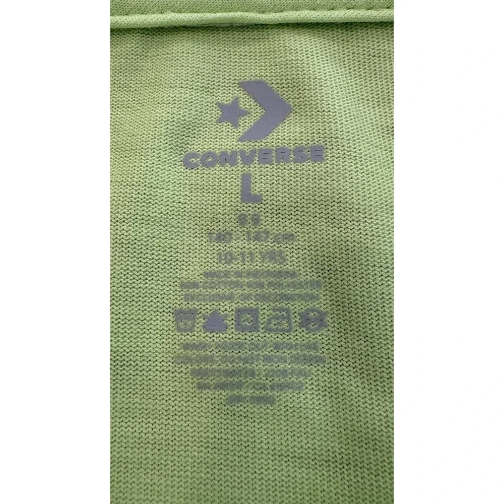 Converse Boys' Short Sleeve Hightops Patch T-Shirt Large NWT